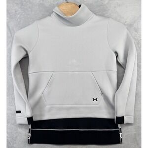 Under Armour Move Mock Neck‎ Sweatshirt White Women's Size S
